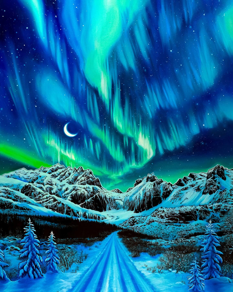 Midnight Aurora // Giclee Paper Print