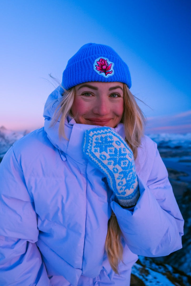 Paintbrush // Bright Blue Beanie