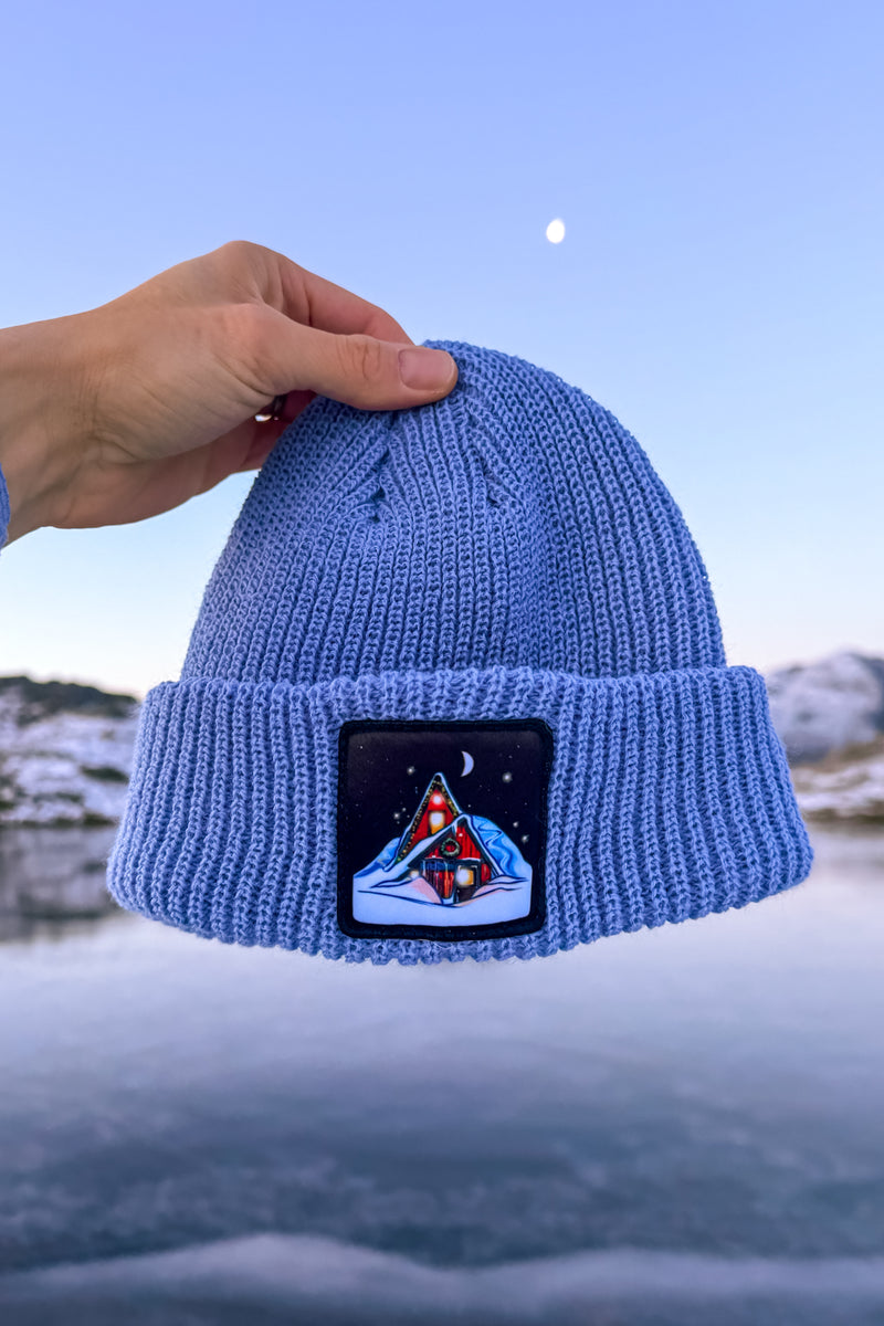 A Frame // Storm Blue Beanie