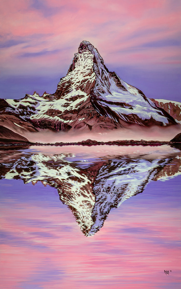 Matterhorn Alpenglow // Giclee Paper Print