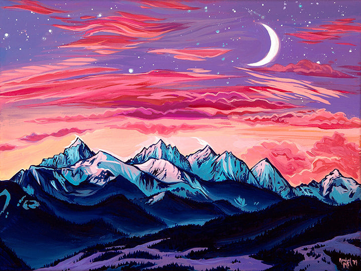 Spanish Peaks Sunrise // Giclee Paper Print