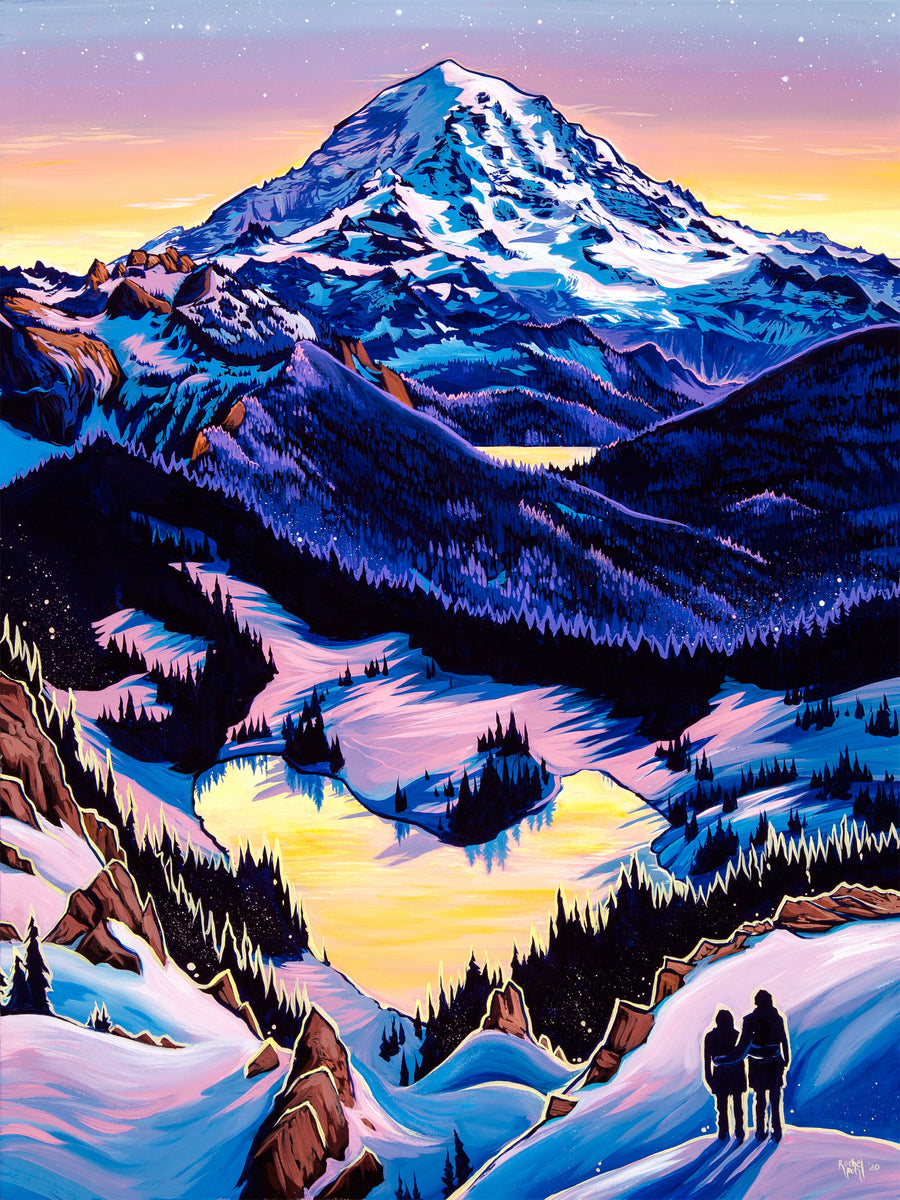 Rainier WanderLove // Giclee Paper Print