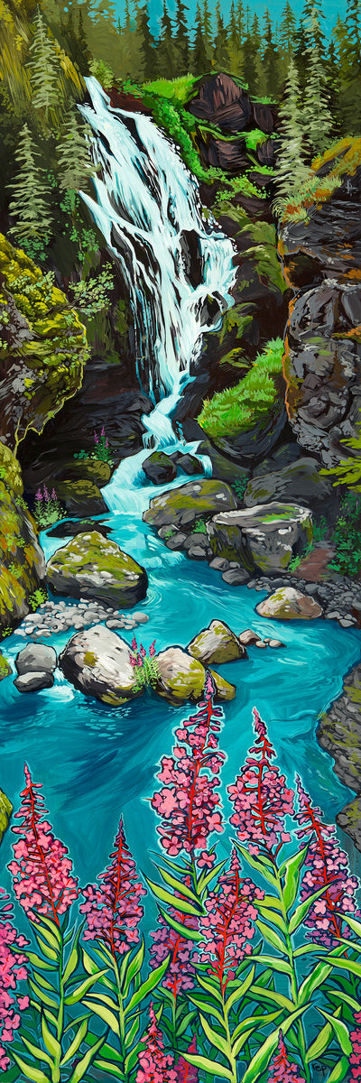 Champagne Falls // Giclee Paper Print – Rachel Pohl Art