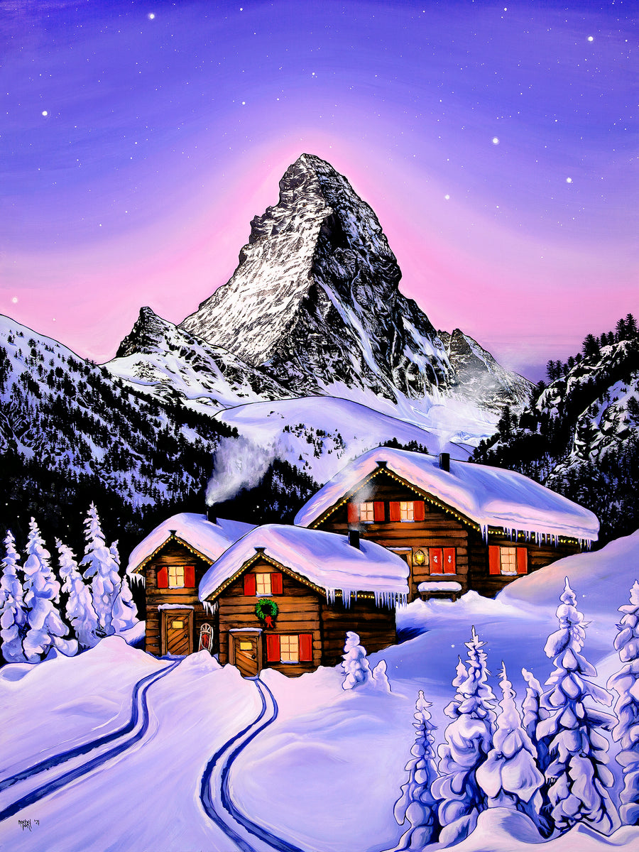 Matterhorn Twilight // Giclee Paper Print