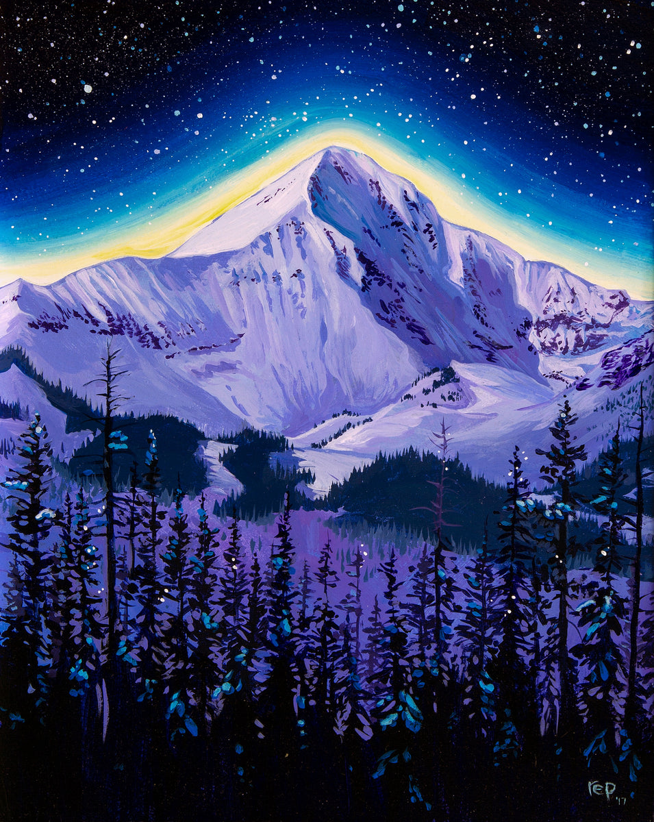 Lone Peak// Giclee Paper Print // 8x10