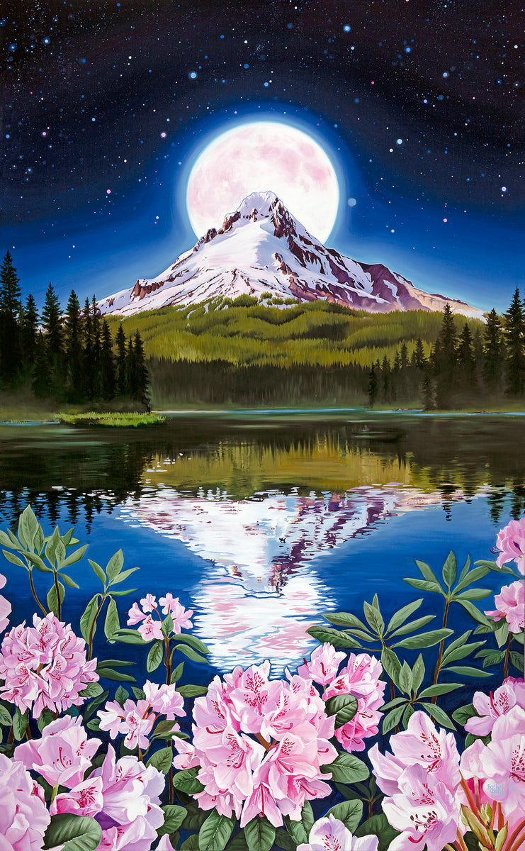 Trillium Lake Reflections // Giclee Paper Print