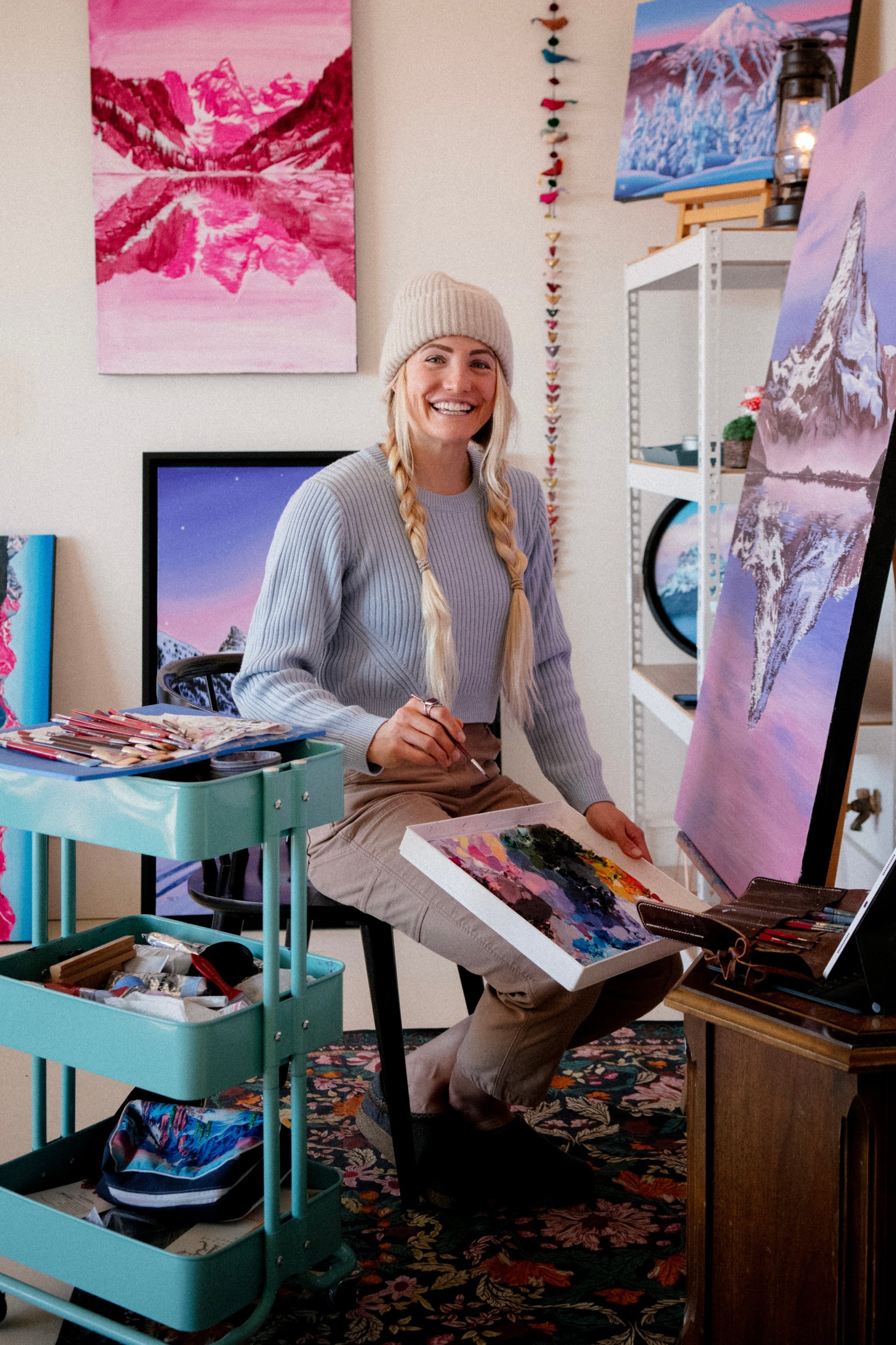Matterhorn Alpenglow // Giclee Paper Print – Rachel Pohl Art