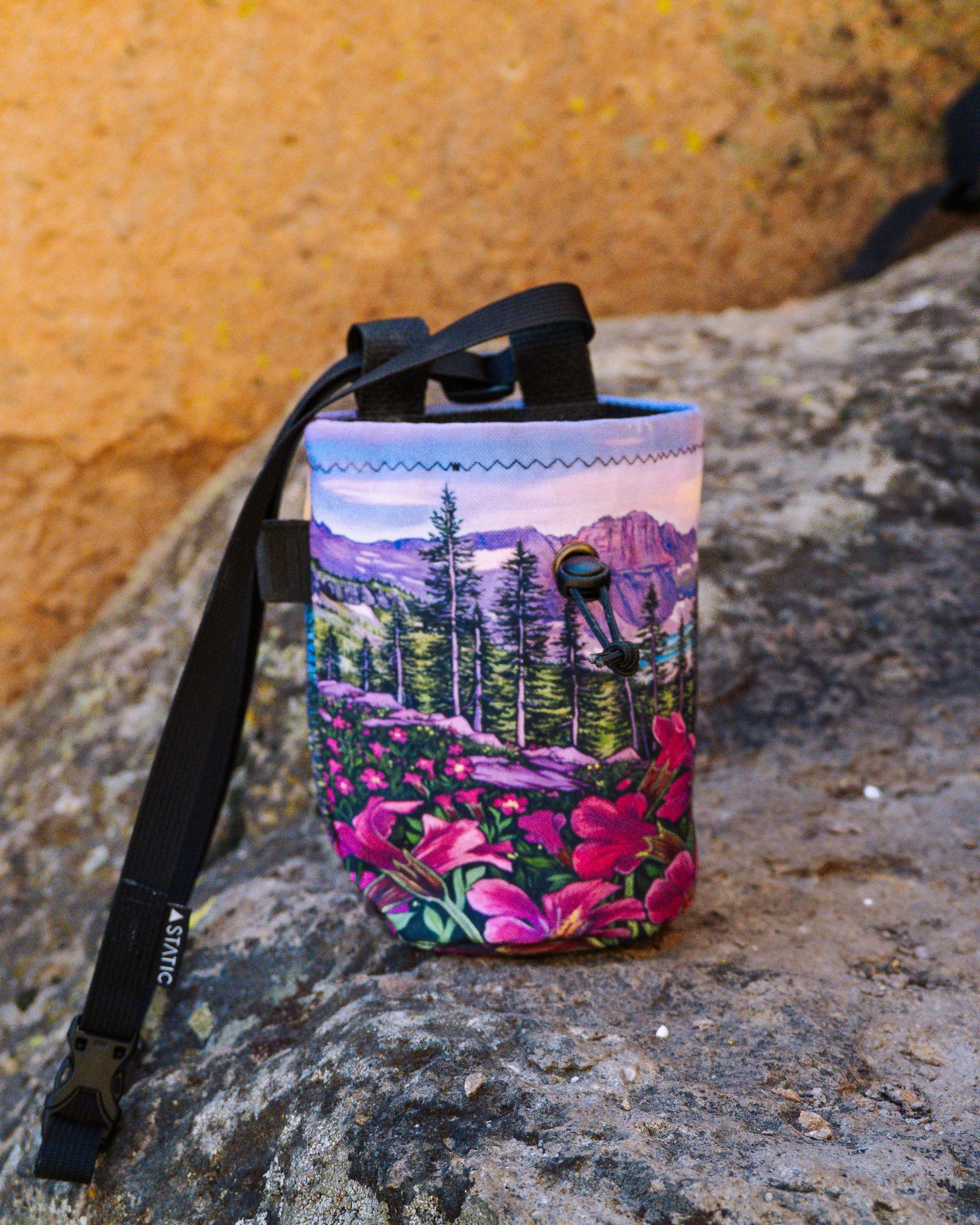 Bearhat Mountain // Chalk Bag – Rachel Pohl Art