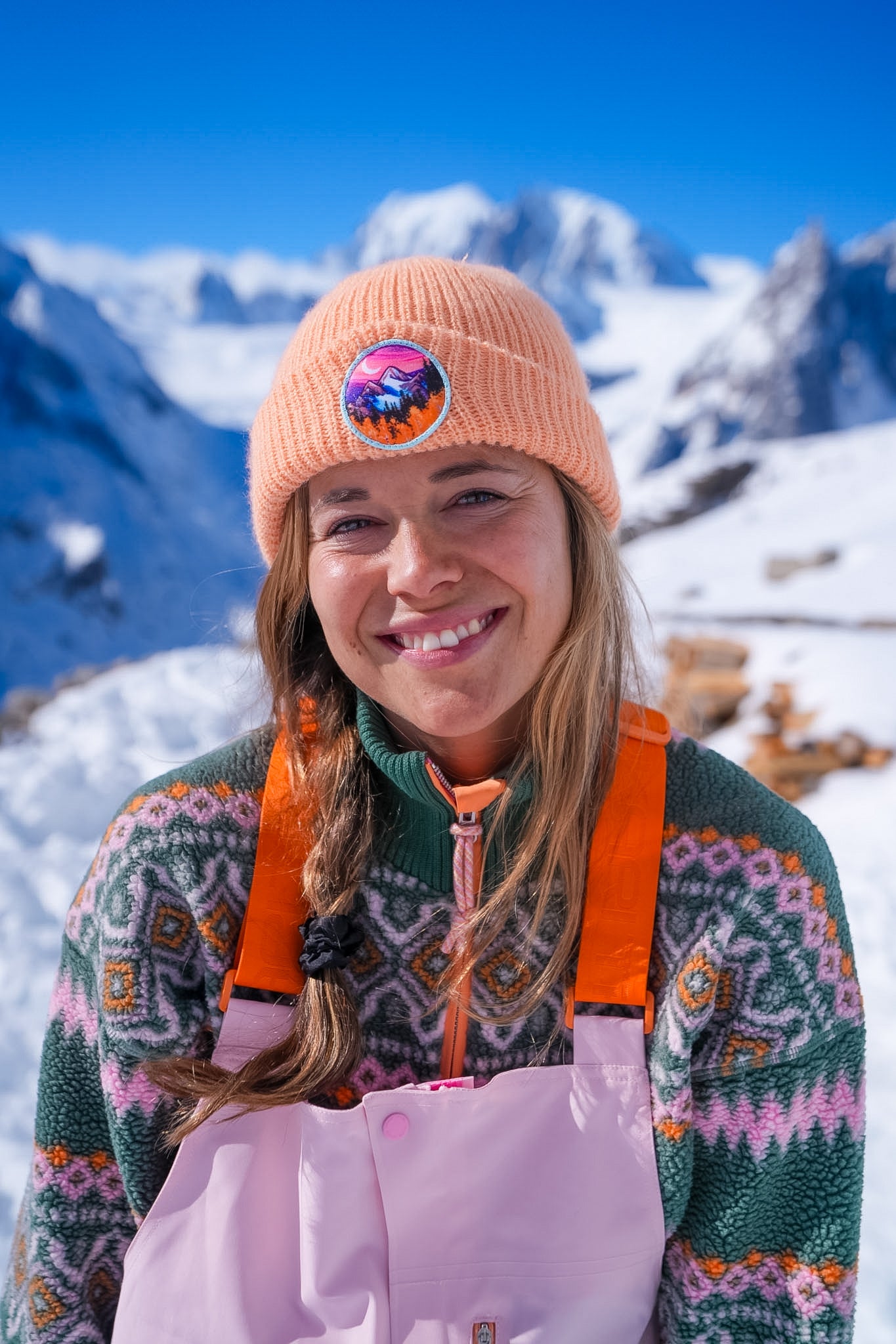 Rachel Pohl - Lavender Chunky Knit Beanie Somewhere between snow-covered peaks and saltwater toes  main image 4