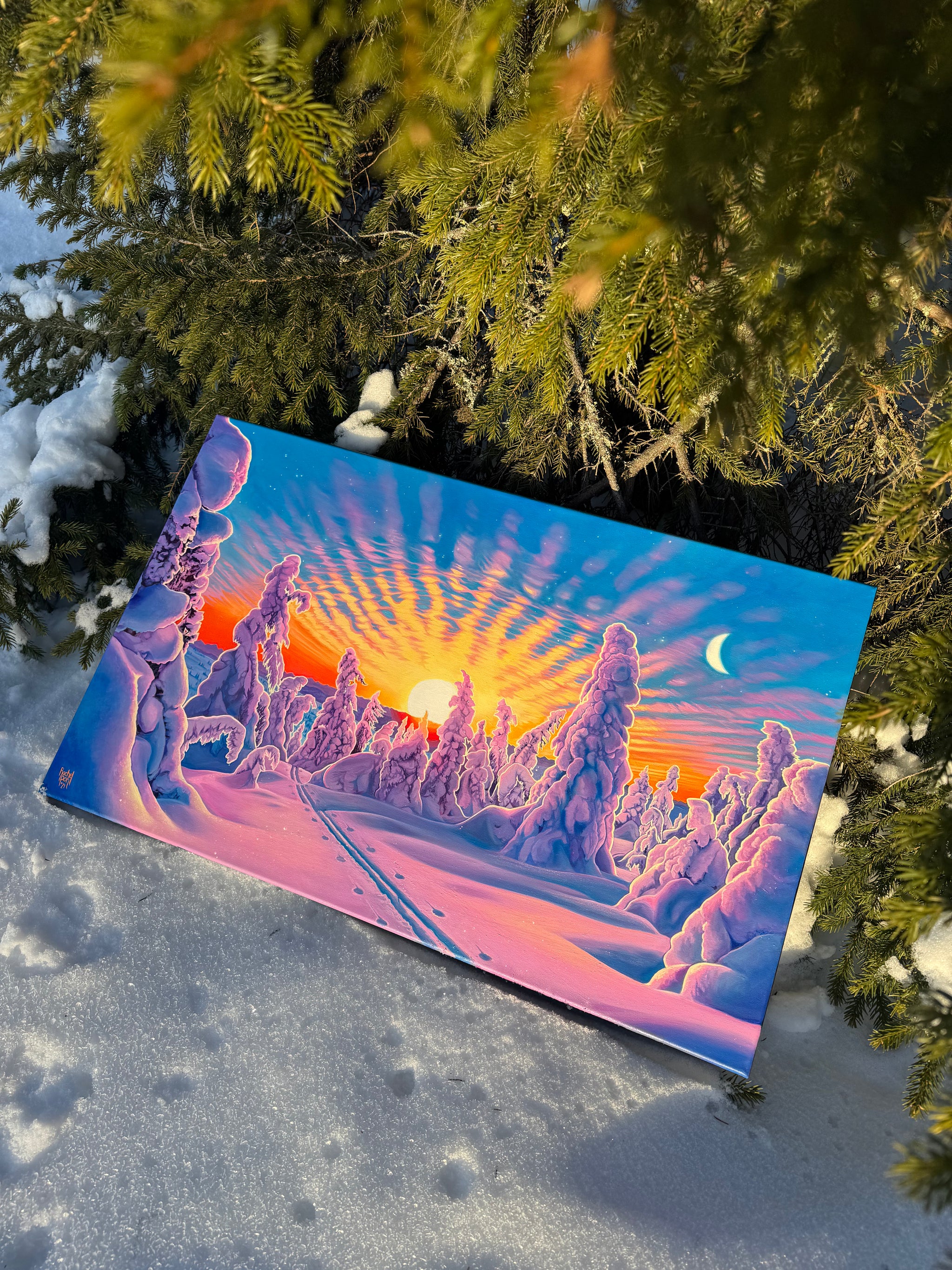 The Snowy Path // Giclee Paper Print – Rachel Pohl Art