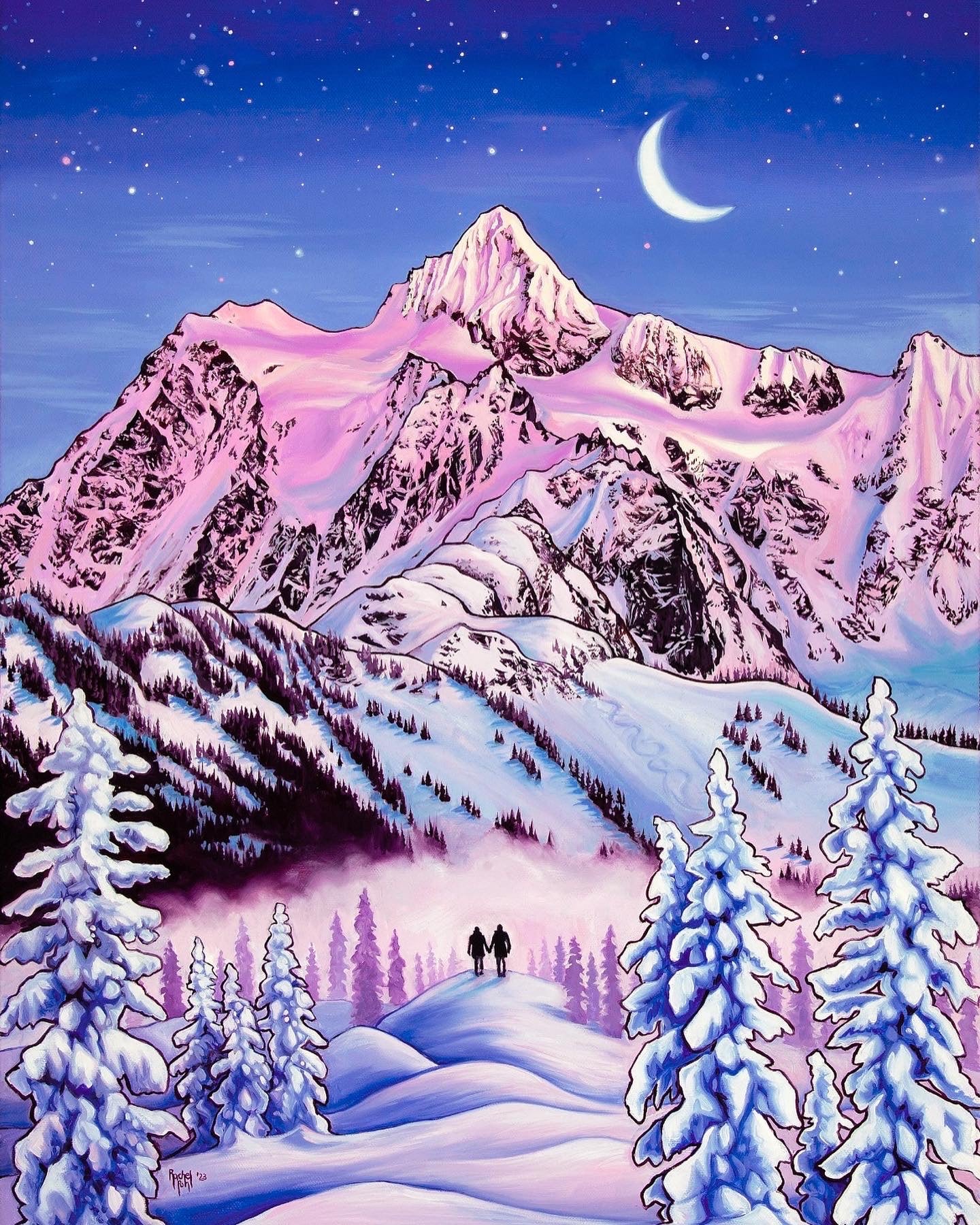 Shuksan WanderLove // Giclee Paper Print – Rachel Pohl Art