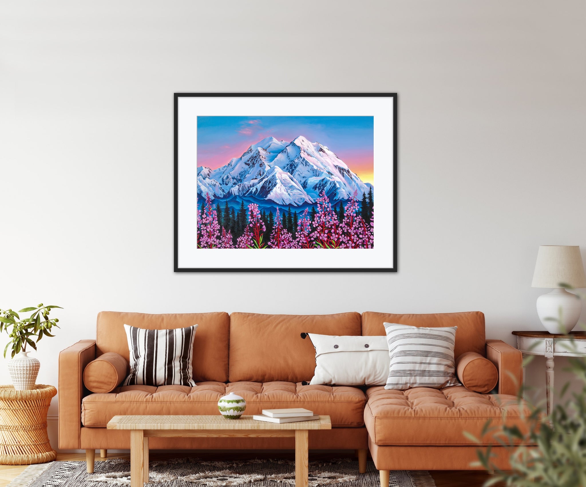 Denali Fireweed // Giclee Paper Print – Rachel Pohl Art