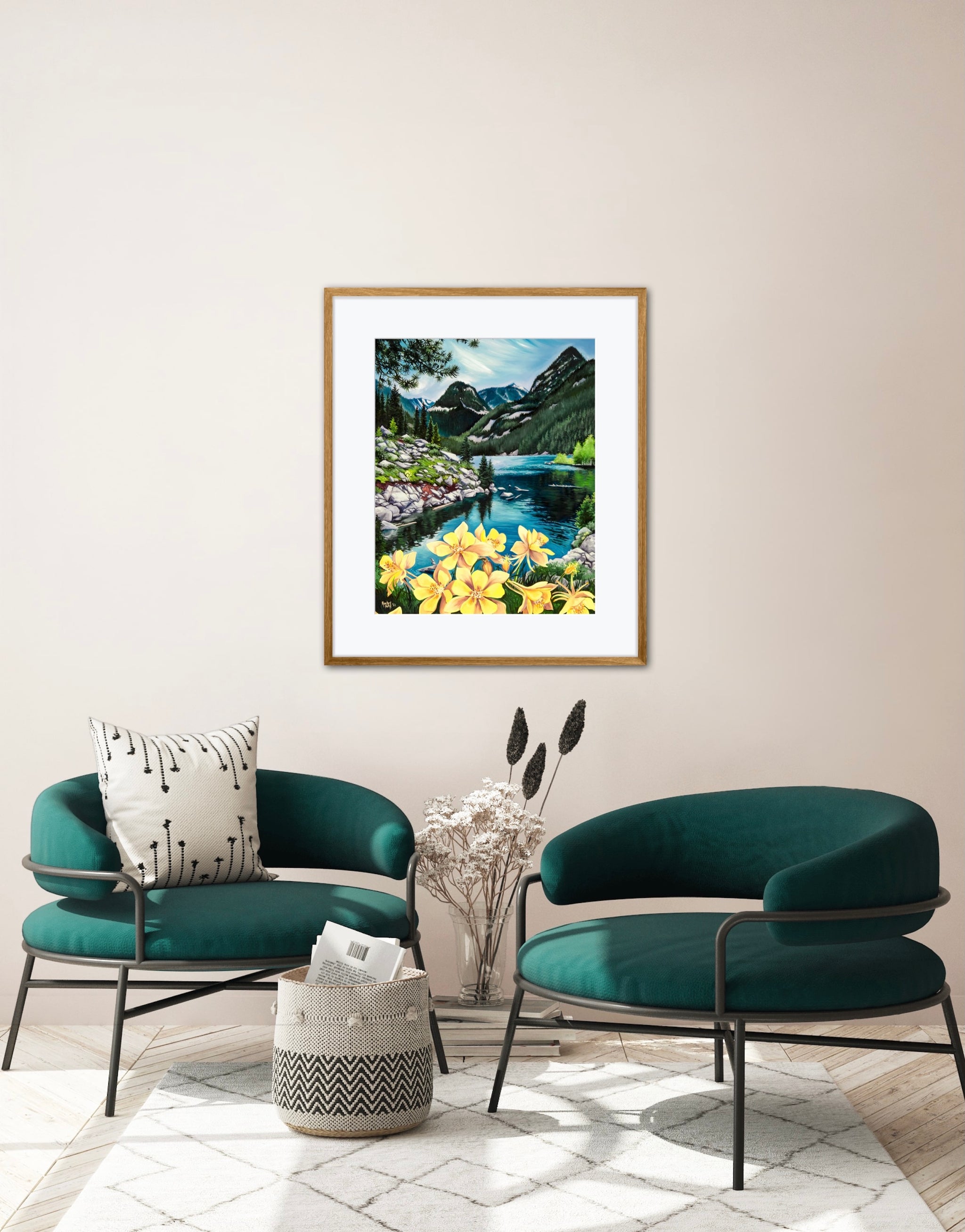 Lava Lake Columbine // Giclee Paper Print – Rachel Pohl Art