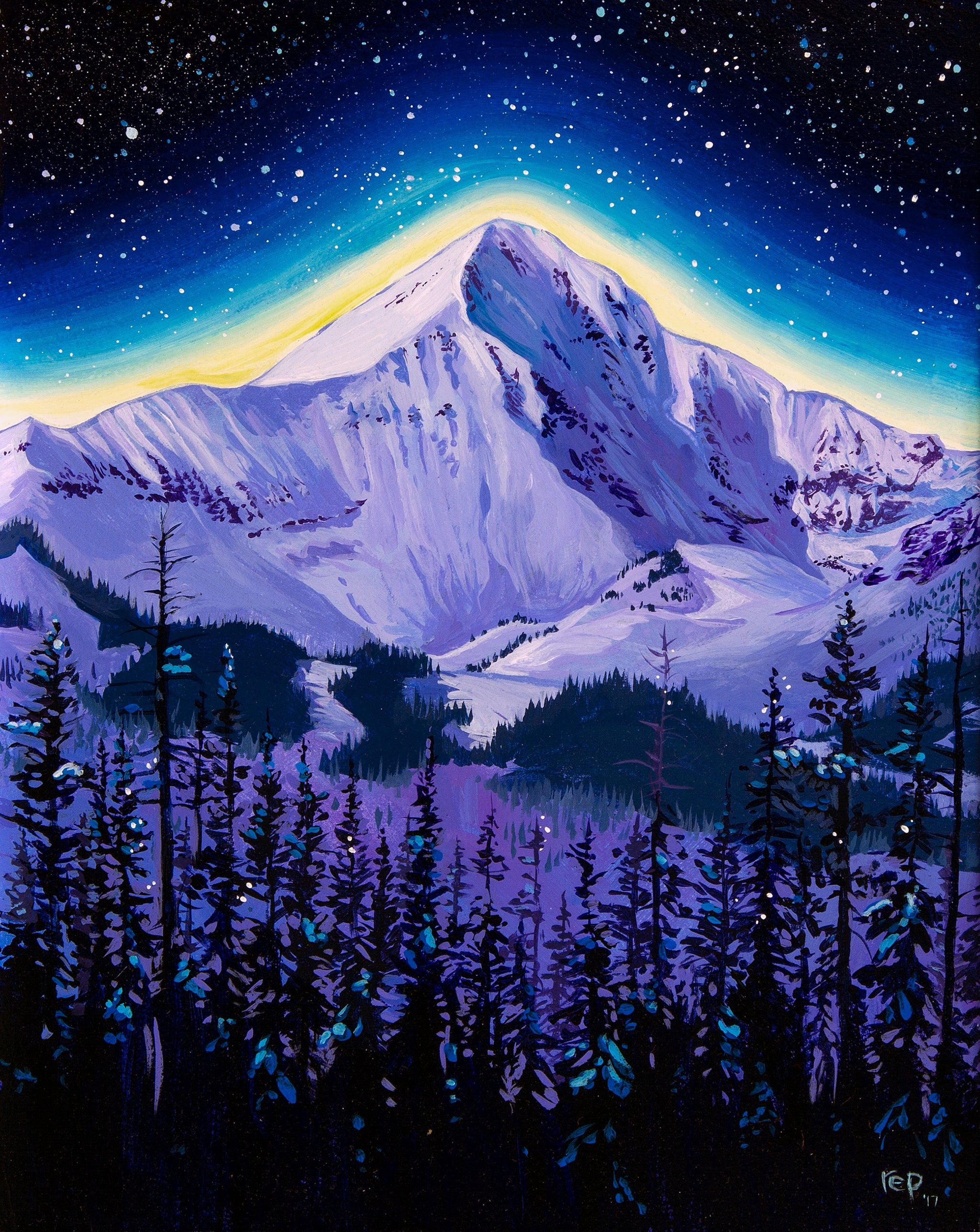 Lone Peak// Giclee Paper Print // 8x10